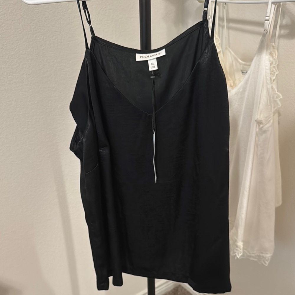 Black Silk Camisole